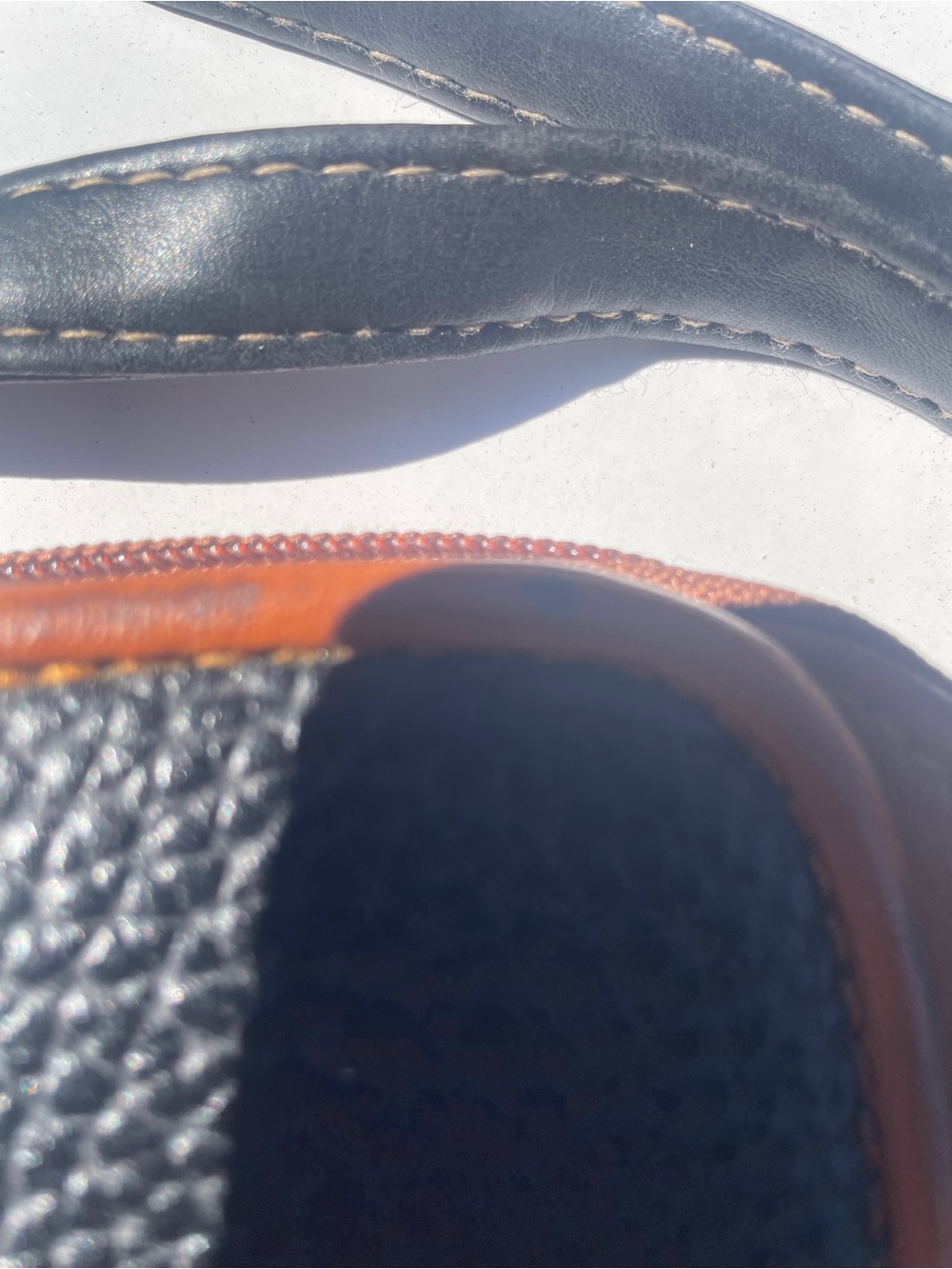 Vintage Black Dooney & Bourke Leather
Crossbody Agenda Planner - Picture 3 of 8